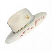 Un Pueblo Straw Hat - Watercolor/Suede/Crystal