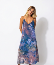 LOVE TANJANE Fanny Silk Slip Dress