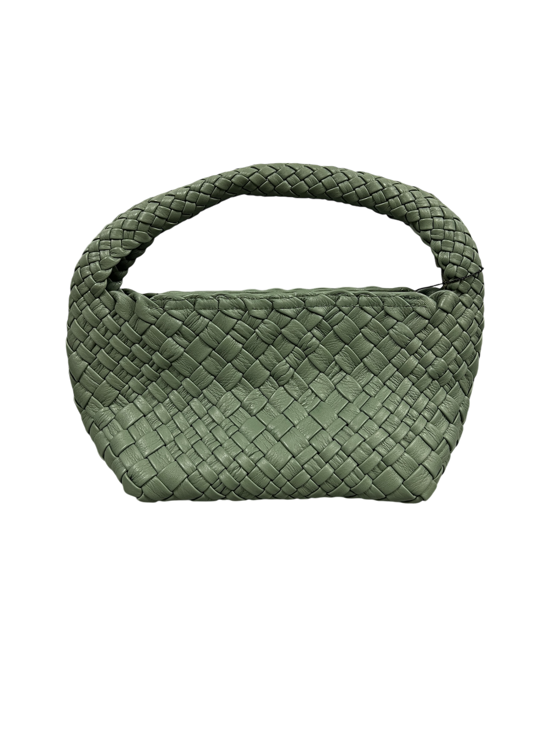 Italian Leather Mini Handwoven Bag