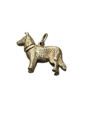 Vintage 14KT Dog Charm