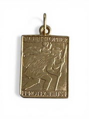 Vintage 14KT Gold St. Christopher Charm