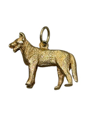 Vintage 14KT Gold German Shepherd Charm