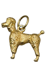Vintage 14KT Gold Poodle Charm