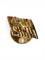 Vintage 14KT Gold Articulating Wishing Well Charm