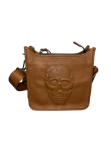 Leather Skull Crossbody