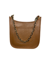 Italian Leather Chain Crossbody
