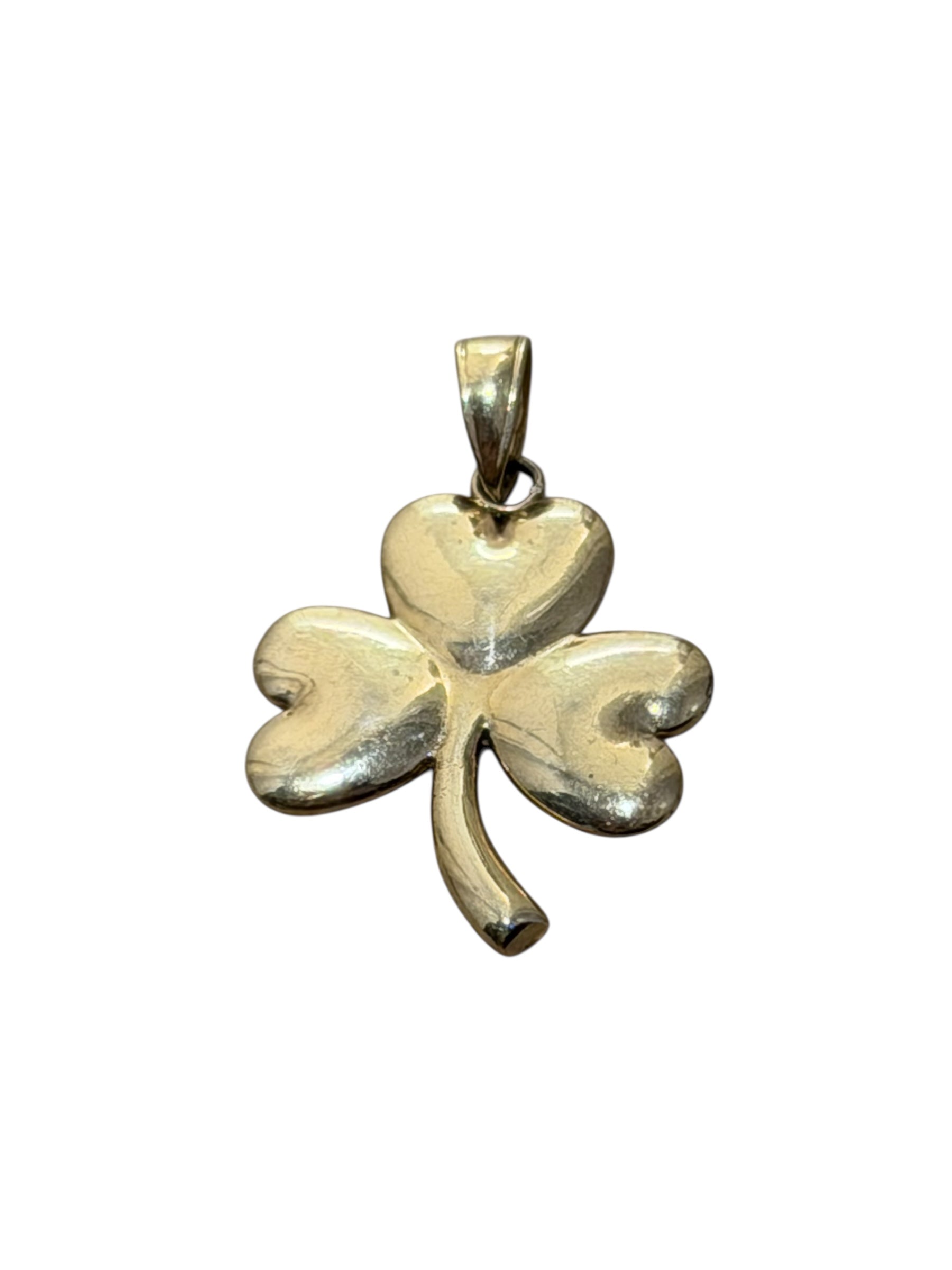 Vintage 14KT Gold Clover Charm