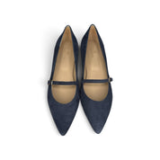 Fab Finds By Sarah Italian Suede Mary Jane Flats