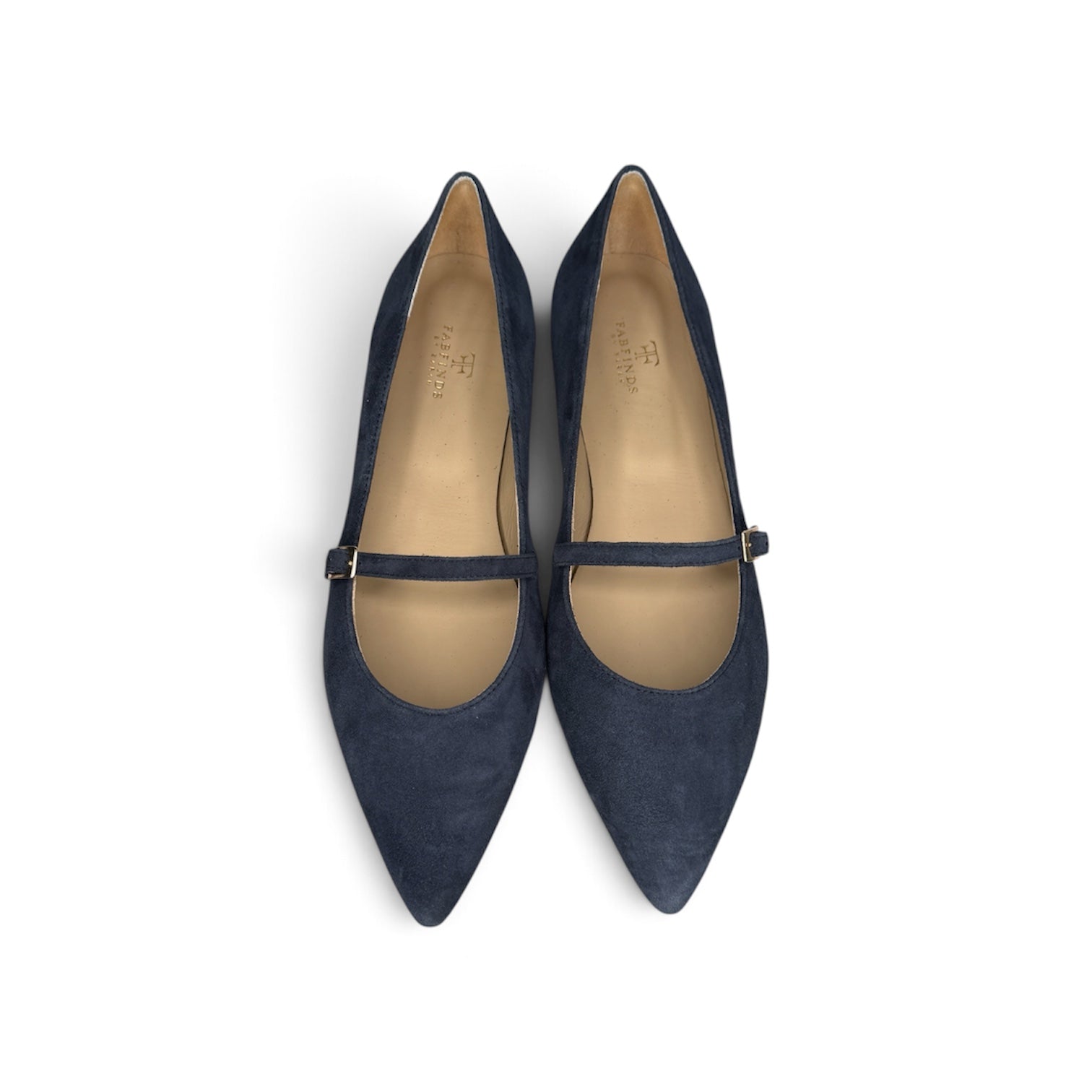 Fab Finds By Sarah Italian Suede Mary Jane Flats