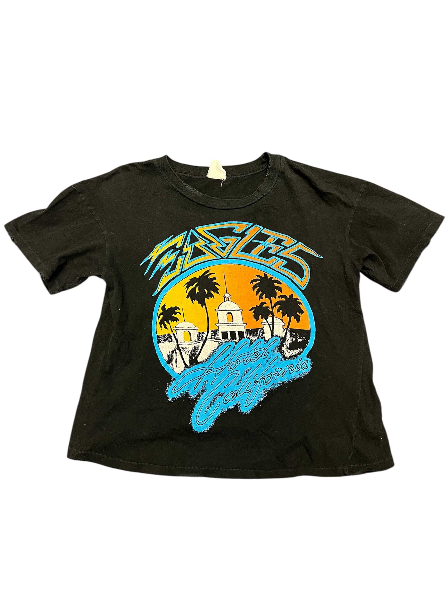 MadeWorn Eagles Hotel California Crop Tee