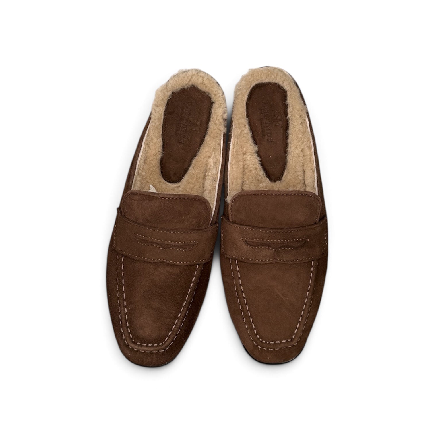 Fab Finds By Sarah Suede Lined Loafer Mules