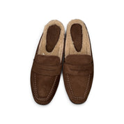 Fab Finds By Sarah Suede Lined Loafer Mules