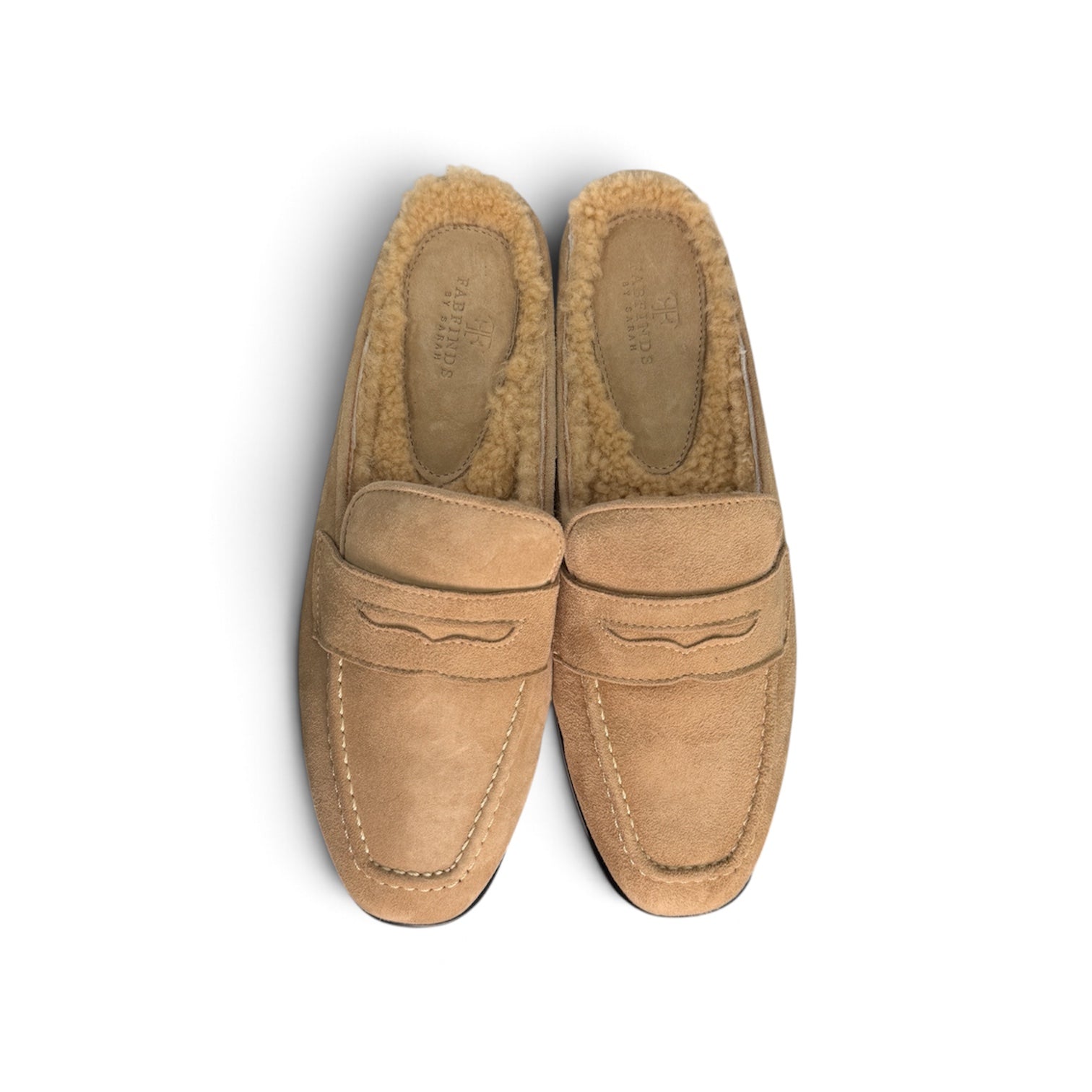 Fab Finds By Sarah Suede Lined Loafer Mules