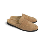 Fab Finds By Sarah Suede Lined Loafer Mules