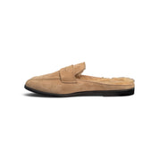 Fab Finds By Sarah Suede Lined Loafer Mules