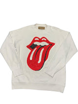 MadeWorn Rolling Stones Rhinestone Sweatshirt