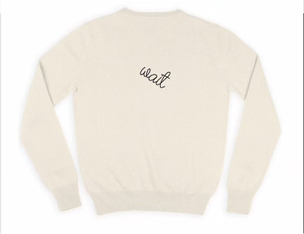 Lingua Franca Hurry Up/Wait Crewneck