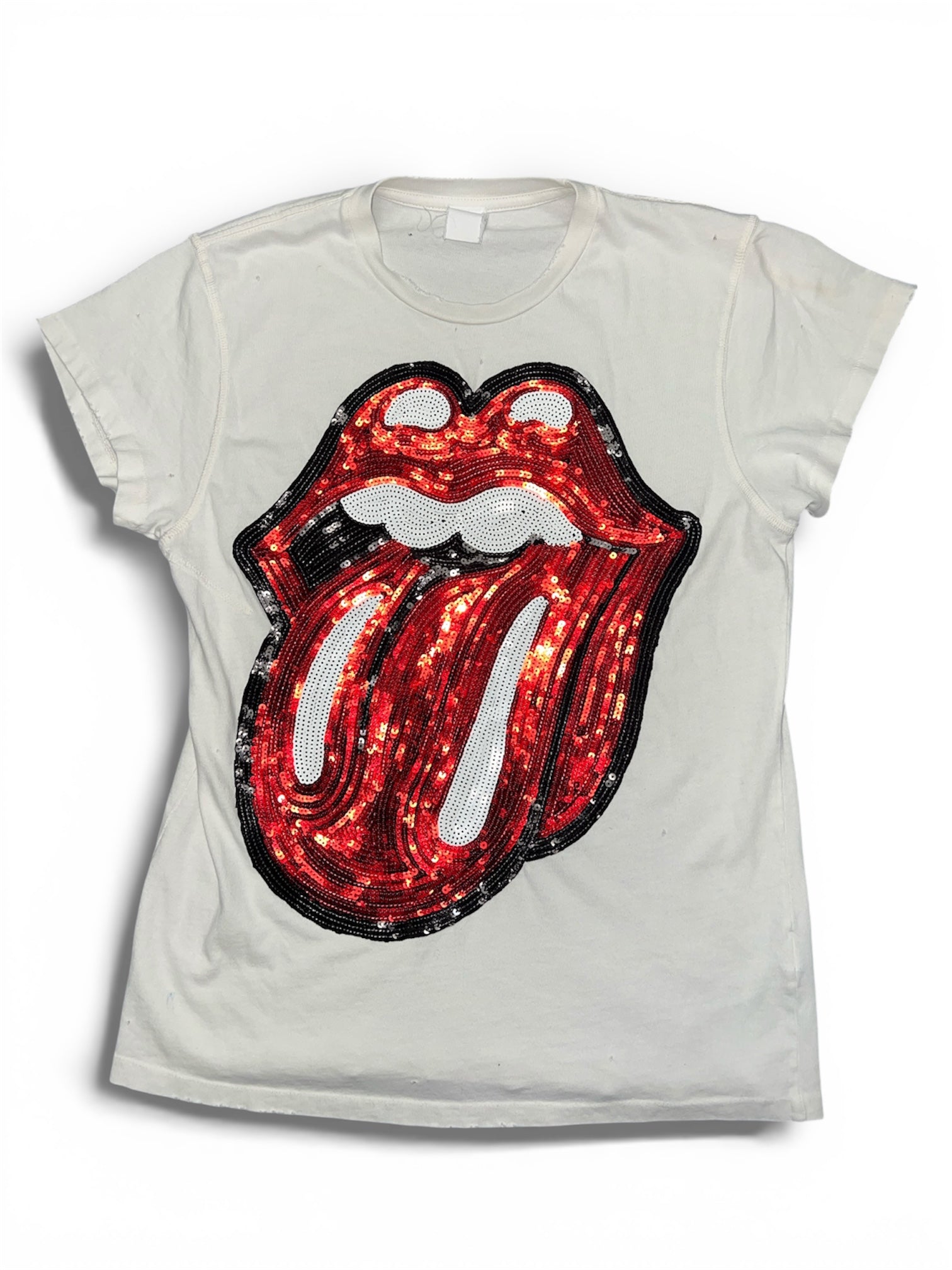 Madeworn Sequin Rolling Stones Tee