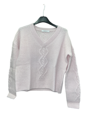 Kokun Cable V Neck Sweater