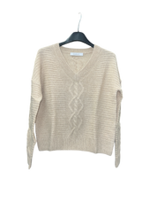 Kokun Cable V Neck Sweater