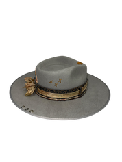 Fab Finds By Sarah Rancher Hat in Stone Grey