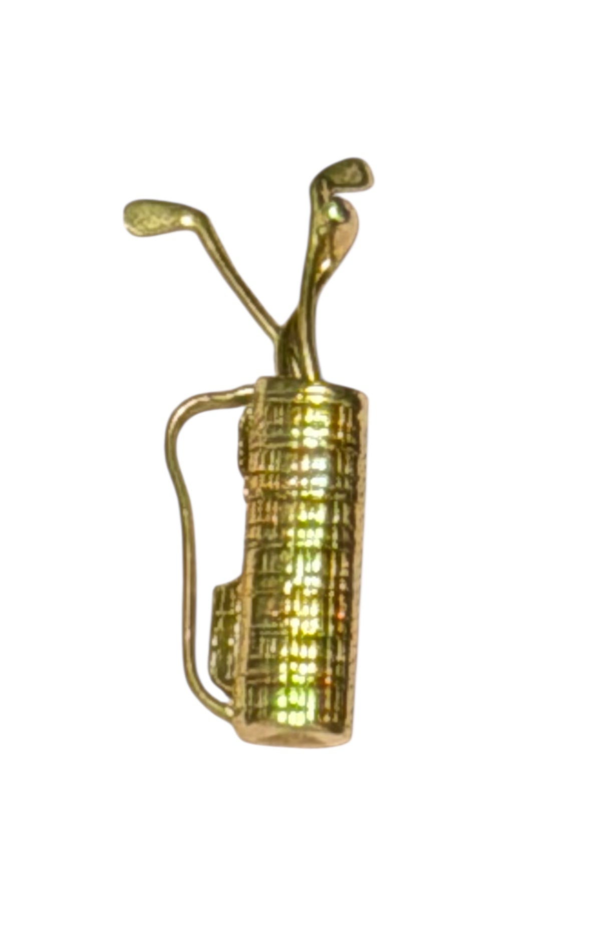 Vintage 14KT Gold Golf Bag Charm
