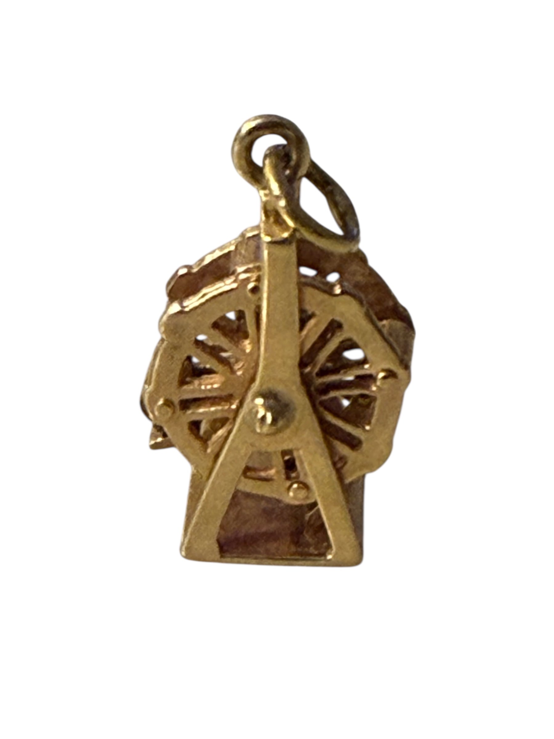 Vintage 14KT Gold Ferris Wheel Charm