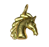 Vintage 14KT Gold Horse Head Charm