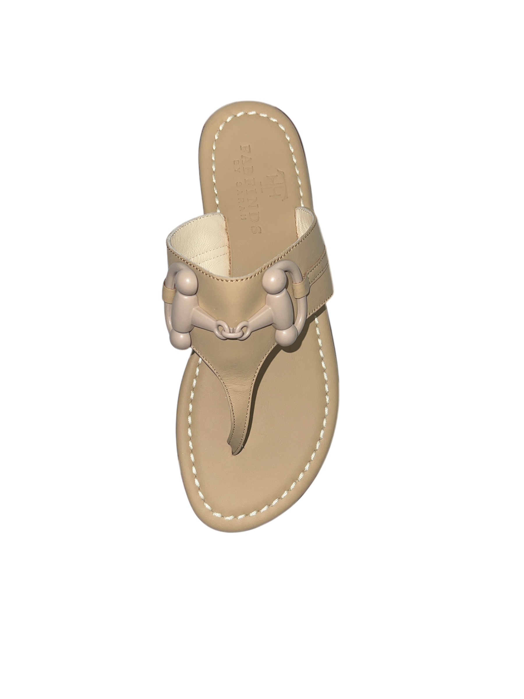 Fab Finds By Sarah Leather Horse Bit Thong Sandal