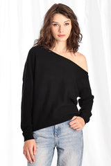 Minnie Rose Cashmere Off The Shoulder Top