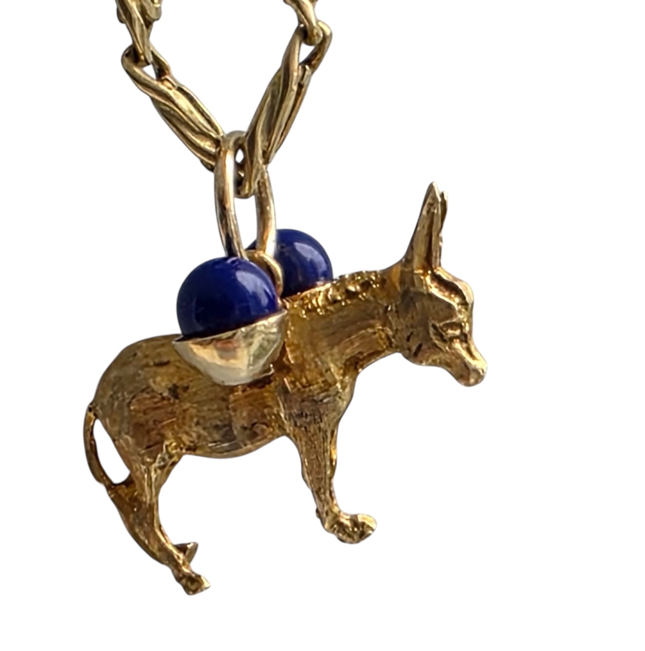 Vintage 18KT Gold Donkey Charm