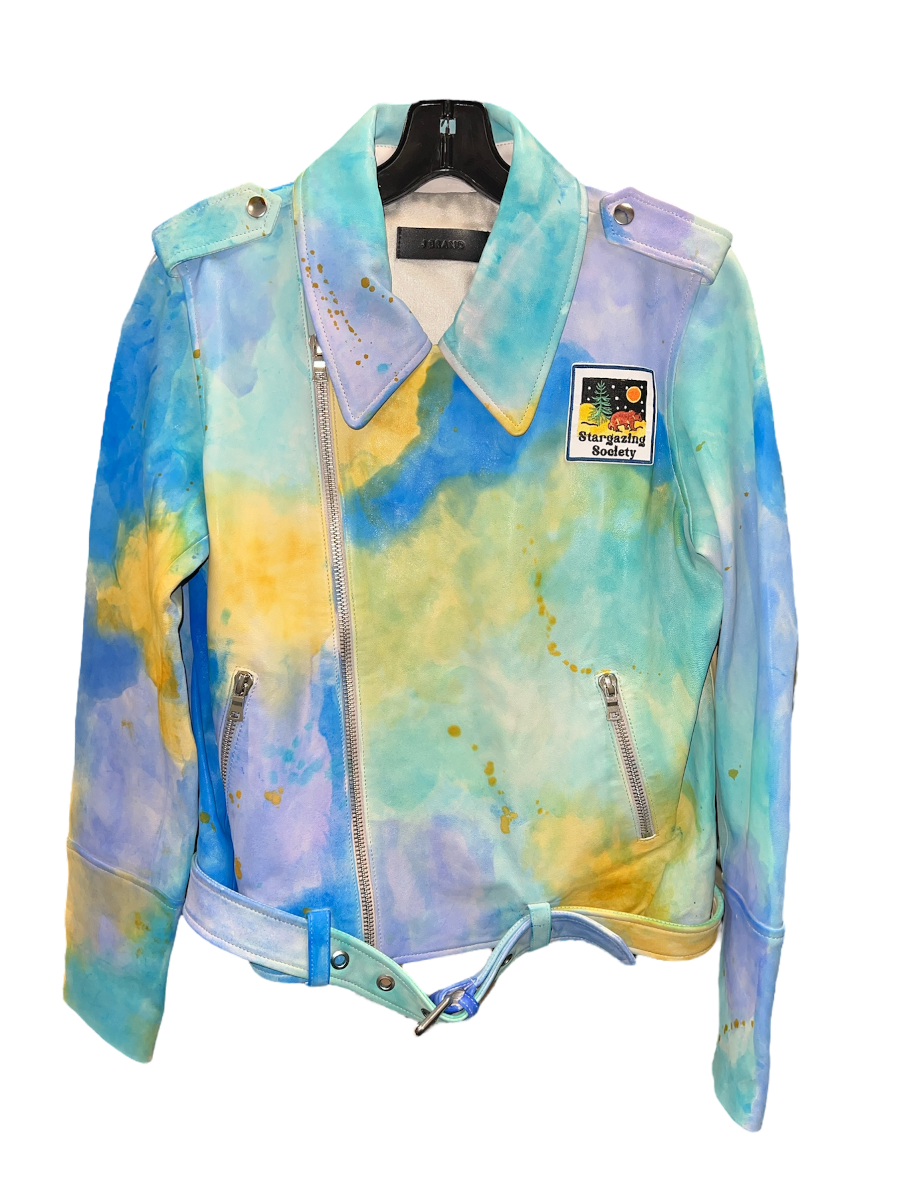 Fab Finds by Sarah Custom Painted Jacket - Stargazing Society