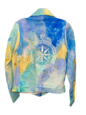 Fab Finds by Sarah Custom Painted Jacket - Stargazing Society