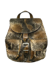 Fab Finds By Sarah Python Two Pocket Backpack