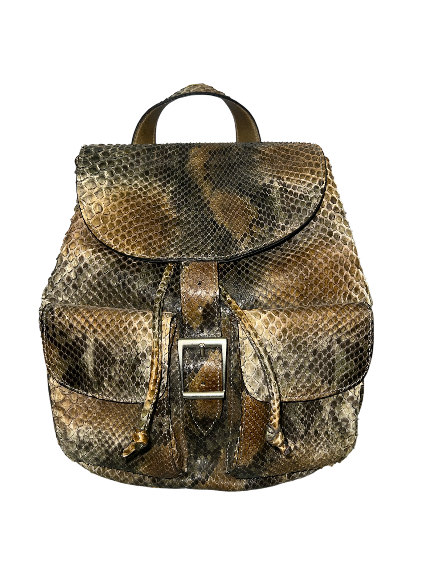 Fab Finds By Sarah Python Two Pocket Backpack