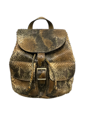 Fab Finds By Sarah Python Two Pocket Backpack