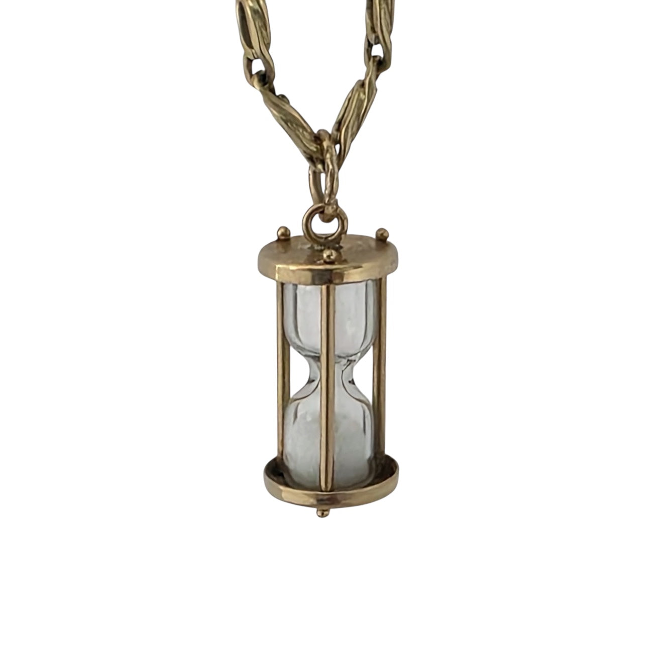 Vintage 14KT Gold Hourglass Charm