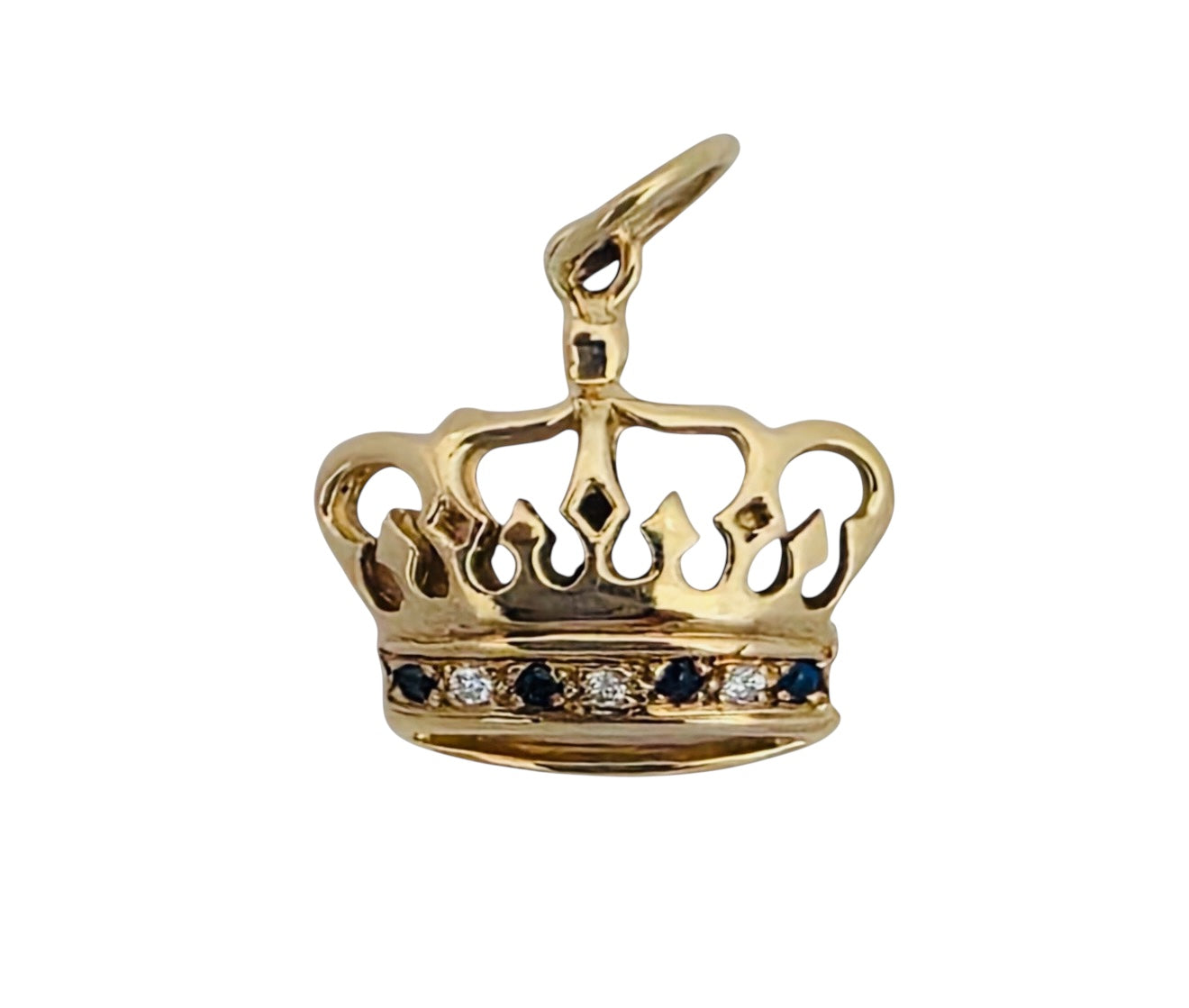 Vintage 14KT Gold Crown Charm