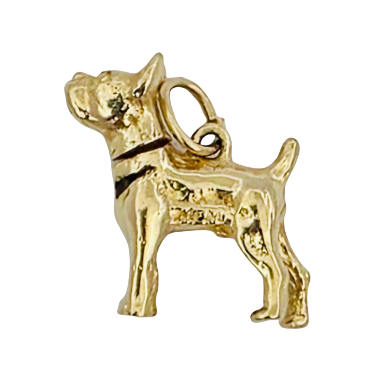 Vintage 14KT Gold Boxer Charm