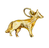 Vintage 14KT Gold Fox Charm