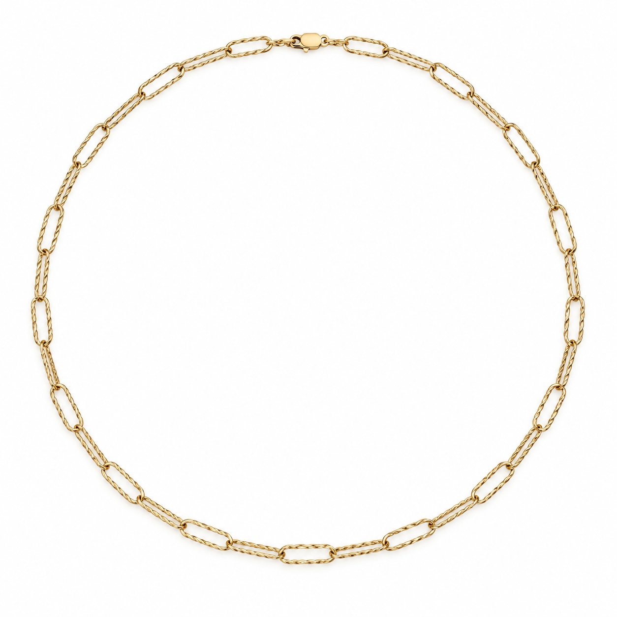 Vintage 14KT Gold Paperclip Chain