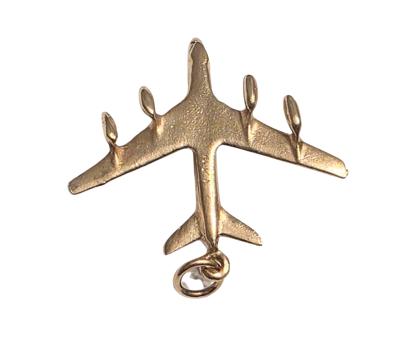 Vintage 14KT Gold Airplane Charm