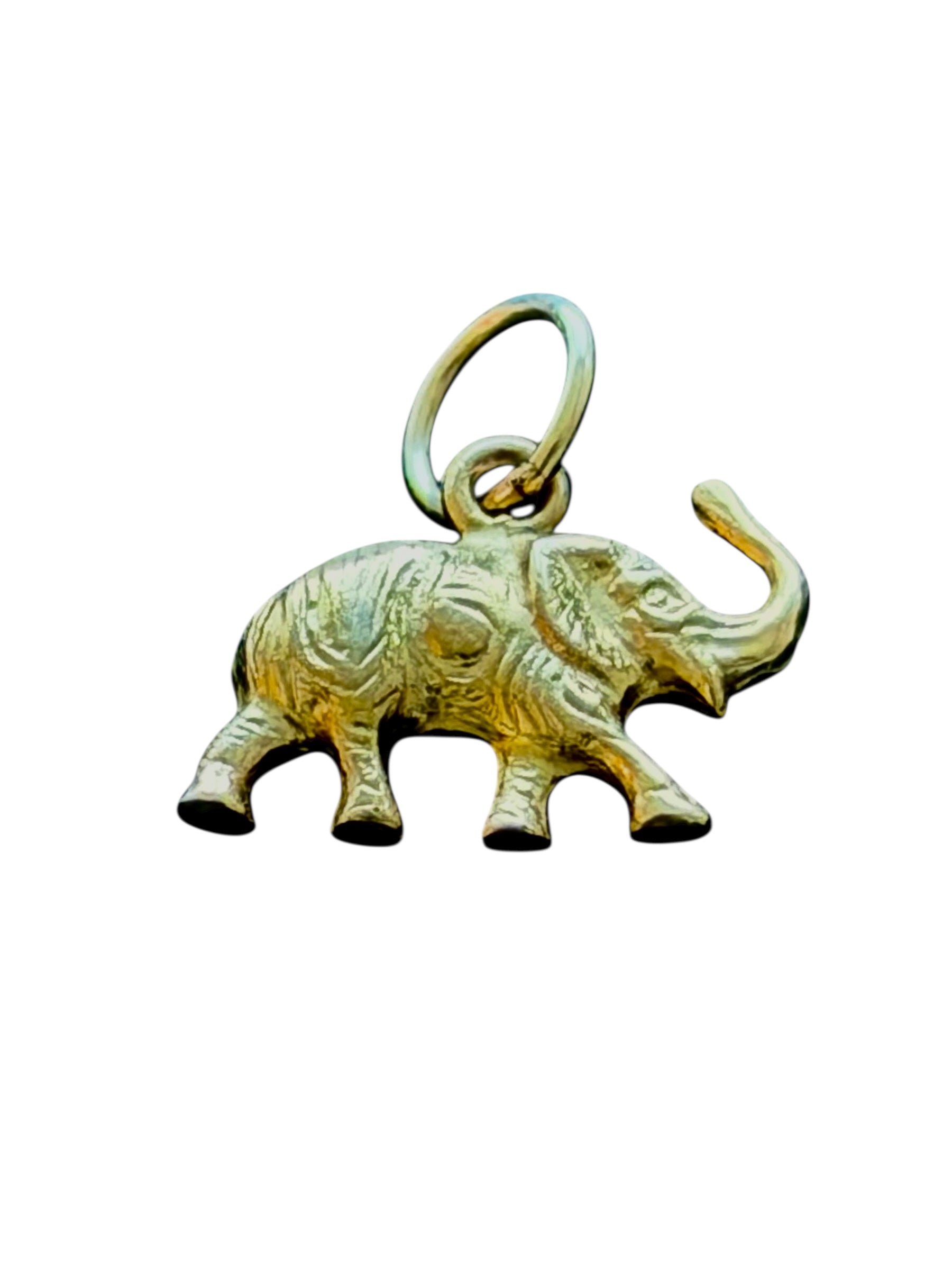 Vintage 14KT Gold Elephant Charm