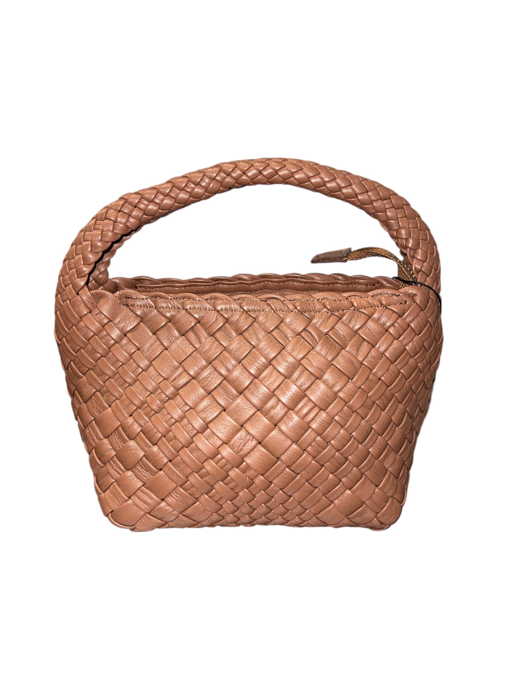 Ghilbi Italian Leather Mini Handwoven Bag