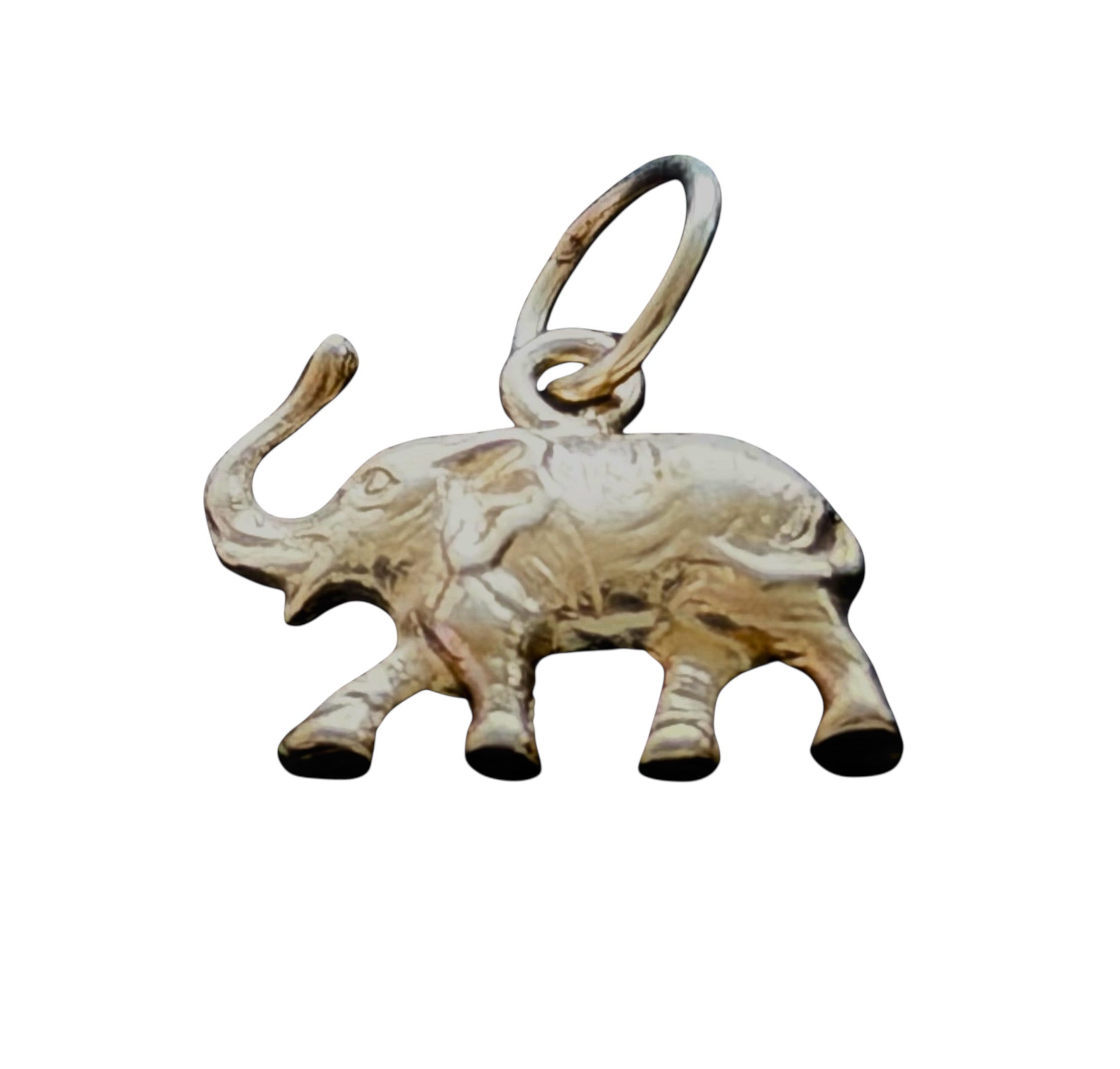 Vintage 14KT Gold Elephant Charm