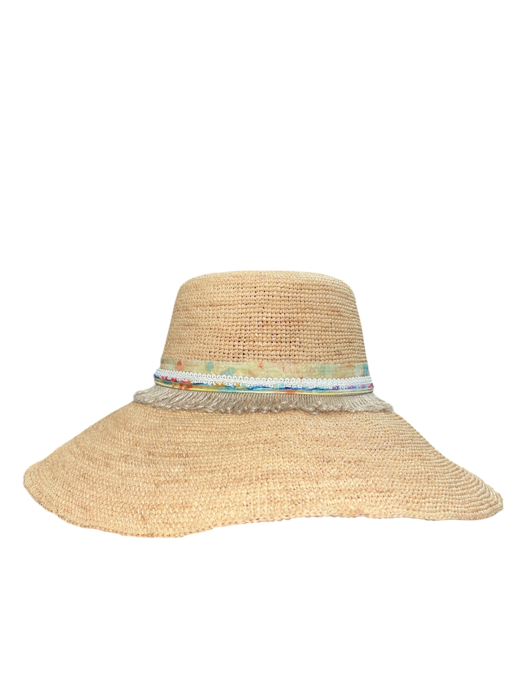 Fab Finds By Sarah Raffia Multi Gecko Hat