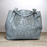 Italian Leather Cut Out Bag