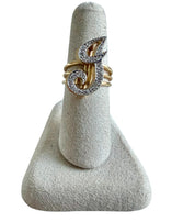 Vintage 14KT Gold J Initial Ring