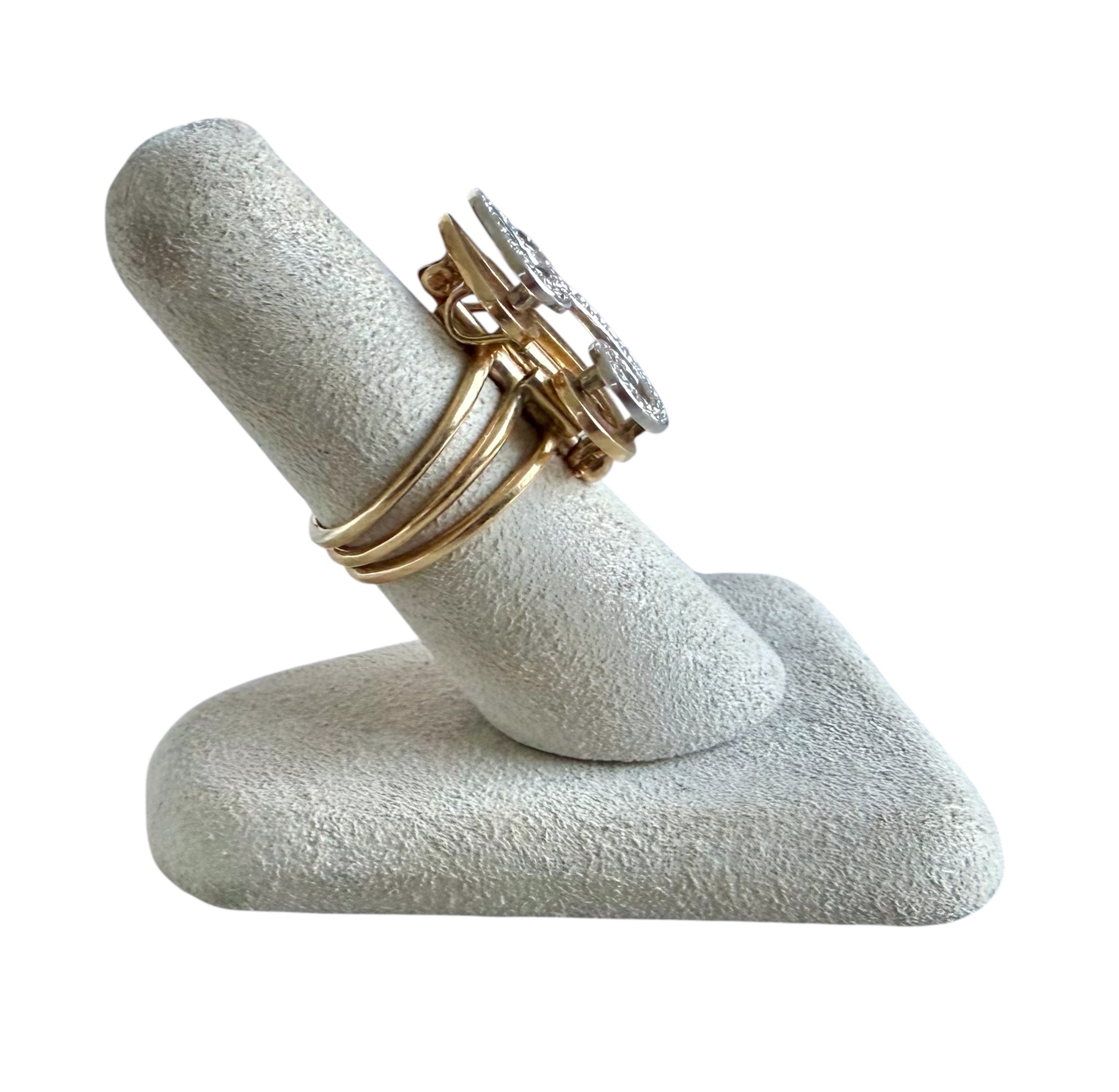 Vintage 14KT Gold J Initial Ring