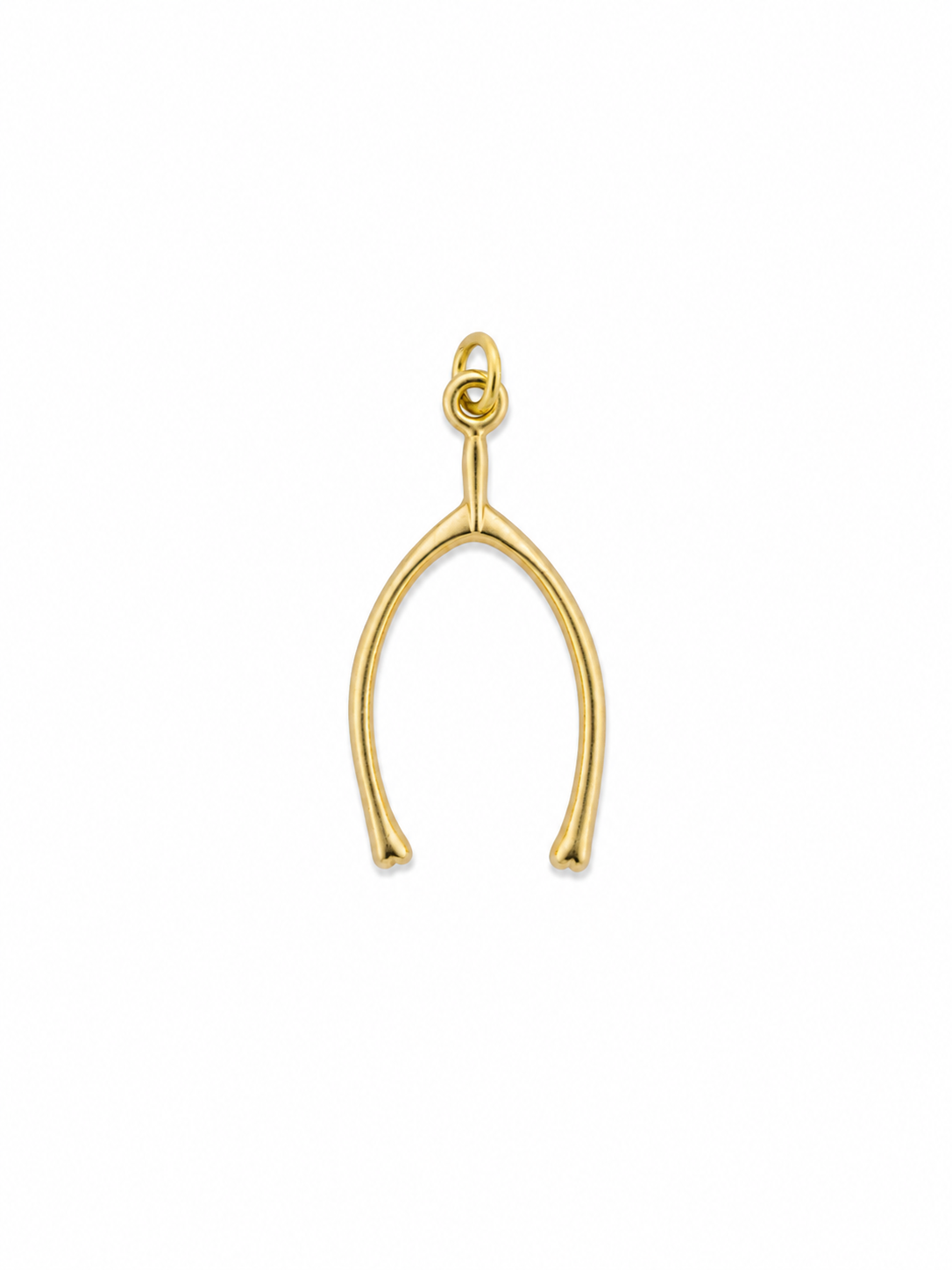 Vintage 14KT Gold Wishbone Charm